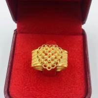 ราคา แหวนทอง2สลึง ลายหัวใจดอกพิกุล แหวนทองปลอม ทองชุบ แหวนทองผู้หญิง N176 แหวนทองเหมือนแท้ (17074608363)