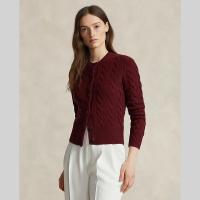 ราคา Polo Ralph Lauren เสื้อคาร์ดิแกนผู้หญิง Cardigan Cable Knit Wool Cashmere Cardigan รุ่น WMPOSWENDW20158 สีหลากสี (20853829465)