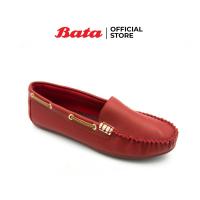 ราคา Best Seller Bata LADIESCASUAL รองเท้าลำลองส้นแบนแฟชั่น MOCCASINE แบบสวม ปิดส้น สีแดง รหัส 5515596 Ladiesflat Fashion (1808358621)