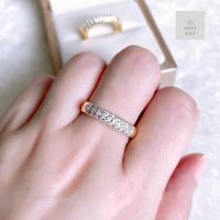 ราคา แหวนเพชรแถวฝังจิกสองแถวแม่ลูก ขนาดฟรีไซต์ (20484095938)