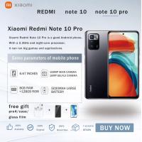 ราคา Global rom Xiaomi Redmi Note 10 Pro 5G 6 128GB 8 128GB 5000mAh smart phone (19319231108)