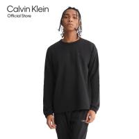 ราคา CALVIN KLEIN สเวตเชิ้ตผู้ชาย CK Performance Cotton Terry Logo ทรง Relaxed รุ่น 4MS3W302 001 สีดำ (20887572385)