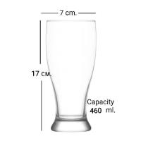 ราคา แก้วเบียร์ 2ใบ แพค แก้วใส แก้วน้ำ แก้วน้ำทรงสูง สูง17cm จุ 460 0ml (20537097138)