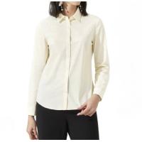ราคา G2000 ? ? ? ? เสื้อเชิ้ตผู้หญิงสีเบจ เสื้อเชิ้ตแขนยาว เสื้อเชิ้ตทรง SLIM FIT (20157573100)
