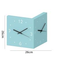 ราคา นาฬิกาติดผนังเรืองแสง เรืองแสง นาฬิกาแขวนผนังสองด้าน สไตล์นอร์ดิก ตกแต่งห้องนั่งเล่น นาฬิกาแขวนผนังมุม ที่เรียบง่ายทันสมัย (19917949072)