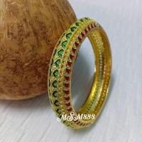 ราคา กำไลสีเงิน กำไลสีทอง กำไลลายพิกุล กำไลสีรมดำ กำไลเจ้าสาว เครื่องประดับล้านนา เครื่องประดับชุดไทย กำไลสำหรับผู้ใหญ่ รอบวง 20 เซนติเมตร (17467588388)