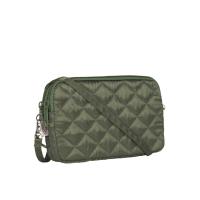 ราคา 13 Promax ใส่ได้ กระเป๋าสะพายไหล่ ใบเล็ก 2 ซิป ไม่มีโบว์ ผ้าซาตินสีพื้น กระเป่านารายา (19984025296)