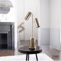 ราคา CHIC REPUBLIC TRIXIE 2โคมไฟตั้งโต๊ะ สี ทองเหลือง (14097560651)