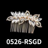 ราคา New Fashion Crystal Hair Accessories Hair Comb Head Jewelry Pearl Rhinestone Insert Comb Exquisite Jewelry (17088501171)