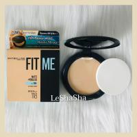 ราคา ของแท้ 100 ล็อตใหม่ล่าสุดๆๆ ผลิต 07 2023 แป้งพัฟเมย์เบลลีน กันแดด SPF 32 PA ฟิต มี แมท พอร์เลส Maybelline FIT ME POWDER เบอร์ 109 ผิวขาว (20106126647)