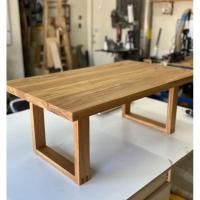 ราคา coffee table wood โต๊ะกลางโซฟาไม้จริง ขาโครงไม้ (20403319233)