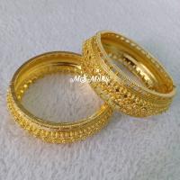 ราคา กำไลพิกุลทอง กำไลสีทองสำหรับผู้หญิง กำไลชุดไทย กำไลลายพิกุล ราคาต่อ 1 วง (15880668569)