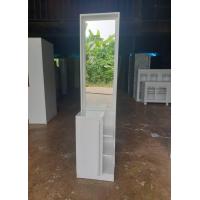 ราคา ตู้เครื่องแป้งทรงยืน จัดส่งฟรี โต๊ะเครื่องแป้งทรงยืน โต๊ะเครื่องแป้ง สีขาว ไม้MDFผิวกันน้ำ กว้าง40cm สูง170cm ลึก32cm (20791595017)