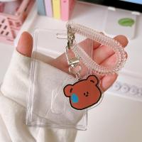ราคา Card Holder Photo Holder Transparent Card Holder Credit ID Card Holder Cute Card Holder Wrist Coil Keychain Wrist Coil (20213541815)