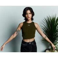 ราคา เปิดขาย 11 11 KEEPS maison Alpha Cropped Tank เสื้อกล้ามครอป ผ้าร่อง (20713977662)