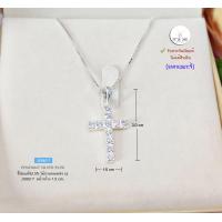 ราคา จี้เงินแท้92 5 จี้ไม้กางเขน ประดับเพชร cz ราคาไม่รวมสร้อย เนื้อเงินแท้ (20403465690)