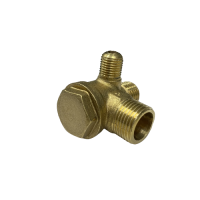 ราคา เช็ควาล์วปั้มลมออยฟรี ทองเหลืองแท้ เกรดดี (17238814271)