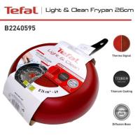 ราคา Tefal กระทะเทฟล่อนของแท้100 เคลือบกันติดกระทะ Titanium Non Stick ขนาด 26cm รับประกัน 2 ปีจากบริษัท (20772374337)
