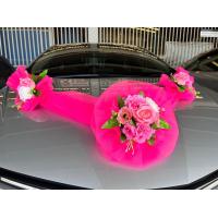 ราคา โบว์ผูกรถเจ้าบ่าว ช่อดอกไม้ตกแต่งรถเจ้าบ่าว (19337888870)