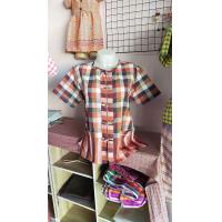 ราคา เสื้อคอกลมทรงฮ่อม เสื้อผ้าขาวม้าคอกลม กระดุมจีน กระดุมสานจริง ใส่ทำงาน เสื้อวัฒนธรรม (16237709729)