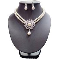 ราคา ชุดสร้อยมุก 2 ชั้น พร้อมต่างหูมุก 1 คู่ สร้อยมุกชุดไทย (15368865096)