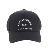 ราคา Karl Lagerfeld White Print Cap Baseball Hat (19870310577)