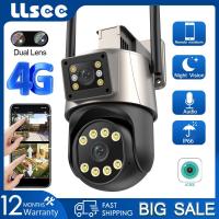 ราคา LLSEE 8MP 4g ซิมการ์ดกล้องวงจรปิดกลางแจ้ง 360 4K บ้านเฝ้าระวังการเชื่อมต่อไร้สายโทรศัพท์มือถือการควบคุมระยะไกล เลนส์คู่ วิสัยทัศน์กลางคืนที่มีสีสัน สองทางโทร การติดตามมือถือ (20344015253)