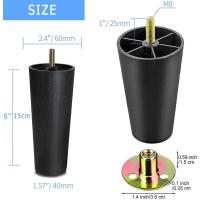 ราคา ขาโซฟา 10 ซม ขากลม ขาไม้โซฟา พลาสติก ขาเสริม ขาโต๊ะ ขาไม้ ขาเก้าอี้โซฟา รูปทรงกรวย อะไหล่โซฟา (18114232615)