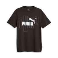 ราคา PUMA BASICS เสื้อยืดผู้ชาย GRAPHICS Mens Tee สีดำ APP 67718301 (20174879358)