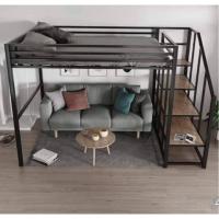 ราคา เตียงเหล็กยกสูงขนาด 5ฟุต เตียงชั้นลอย ฟรีจัดส่งในกทม ปทุมธานี สมุทรปราการ นนทบุรี (20622829231)