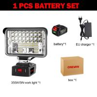 ราคา ส่งของจากไทย ไฟฉาย มากิต้า makita ไฟฉายไฟทำงาน18V 7 นิ้ว เอาต์พุต USB คู่ ไฟทำงานไฟฉายไฟฉายไฟฟ้าสปอตไลท์แบบพกพา กลางแจ้งโคมไฟตั้งแคมป์ (20706082960)