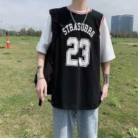 ราคา เสื้อ เสื้อกีฬาแฟชั่น เสื้อบาสเกตบอล เสื้อบาส เสื้อยืดบาส ทรงหลวม เสื้อแฟชั่น เสื้อยืดสไตล์ฮ่องกง ใส่ได้ทั้งผู้หญฺิงและผู้ชาย (20124039981)