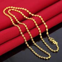 ราคา จุดประเทศไทย สร้อยคอทองคำ 24K สำหรับผู้หญิง 999 ไม่ดำ ไม่ลอก สร้อยคอหุ้มทอง ไม่ลอกไม่ดำ ลายดิสโก้ ใส่ทั้งชาติก็ไม่ลอก สร้อยคอทอง สร้อยคอแฟชั่น สีทอง ไม่ลอก ไม่ดำ ขนาด1สลึง ยาว18นิ้ว สร้อยคอ สินค้าดีมี