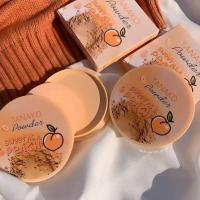 ราคา แป้งพัฟลูกพีช kissbeauty ไม่มีกล่อง ปกปิดคุมมันกันแดด มีกระจก พัฟ (20888105329)