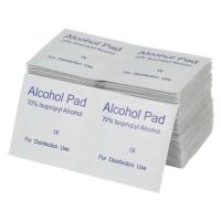 ราคา 100ชิ้น Alcohol pads แอลกอฮอล์ แผ่น แอลกอฮอล์แผ่น (20362420590)