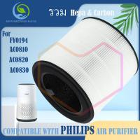 ราคา 100 แบรนด์แท้ สำหรับ แผ่นกรอง ไส้กรองอากาศ Philips air purifier ac0820 ac0810 ac0819 ac0830 HEPA Filter fy0194 fy0293 ฟิลิปส์ ไส้กรองเครื่องฟอกอากาศแบบเปลี่ยน แผ่นกรอง (18621303294)