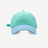 ราคา พร้อมส่ง Pervenu Cap หมวกเบสบอลปักลาย สีทูโทน หมวกแก๊ปสีพาสเทล ปรับขนาดได้ (20270247405)