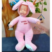 ราคา XIDI เด็กตุ๊กตาจำลองยางนุ่มเด็กพูดคุยเจ้าหญิงตุ๊กตาเด็ก Sleep Rag ตุ๊กตาของเล่นสาว Baby sleeping doll (20191091746)