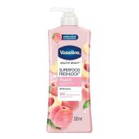 ราคา 320ml Vaseline วาสลีน ซุปเปอร์ฟู้ด เฟรชล็อค 320 มล Vaseline Superfood Freshlock CranberryPeachGrapefruit 320ml (20279735486)
