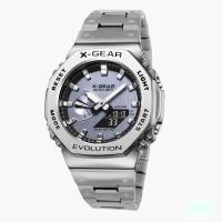 ราคา X GEAR สแตนเลสใหม่อเนกประสงค์นาฬิกาสปอร์ตกันน้ําผู้ชายนาฬิกาปลุกอเนกประสงค์รุ่น 2232G (20372015072)