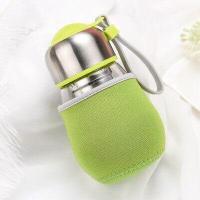 ราคา พร้อมส่ง ขวดน้ำ ขวดแก้วใสกรองน้ำชารูปทรงน้ำเต้าA0093 มีหูหิ้วพร้อมถุงใส่ ขนาด 400 ml มี 4 สี (3560222768)