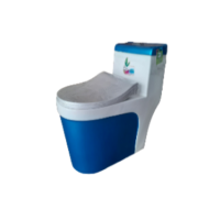 ราคา สุขภัณฑ์ชักโครก แบบชิ้นเดียว รุ่น 2201 ชักโครกประหยัดน้ำ โถส้วมประหยัดน้ำ ชักโครซิตี้ 4สี น้ำเงิน ม่วง ทอง ดำ CITY (17099109009)