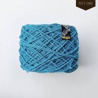 ราคา เชือกฟอกนิ่ม 4Ply โทนฟ้า น้ำเงิน เชือกฟอก สำหรับถักกระเป๋า หมวก งานอยู่ทรง I ไหมพรมฟ้ามุ่ย Fahmui Yarn (19577221501)