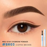 ราคา FOCALLURE Pro stay No Smudge 3D Eyebrow Pomade Cream 2 In 1 Transfer proof Waterproof Sweat proof Controllable Precise Smooth Creamy High Pigment Non caking Multi use Easy To Take (20509107688)