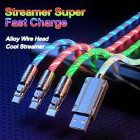 ราคา RGB สายชาร์จเรืองแสง 120W 6A สายชาร์จข้อมูล ชาร์จเร็ว 180 สายชาร์จ แบบหมุนได้อย่างรวดเร็ว (20505376360)