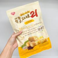 ราคา ขนมเกาหลี Grain Crispy Roll Cream Cheese คริสปี้โรลเกาหลี 곡물 그대로 ทำจากธัญพืช 21ชนิด อาหารเกาหลี เกรนคริสปี้โรล (12703433058)