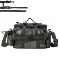 ราคา จัดส่งฟรี กระเป๋าเหยื่อตกปลา กระเป๋าตกปลาอเนกประสงค์ กระเป๋าความจุขนาดใหญ่ กระเป๋าสะพายตกปลา คีมตกปลา คลิปตกปลา เหยื่อตกปลา (20243939480)