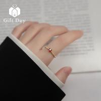 ราคา แหวนเพชรประดับทอง14K แฟชั่นแหวนเพชรหัวใจทับทิม (19937947339)