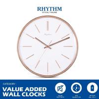 ราคา นาฬิกาติดผนัง RHYTHM นาฬิกาแขวนผนัง สี PINK GOLD นาฬิกาตกแต่งบ้านเรียบหรู นาฬิกาแขวนไม้ ทรงกลม ขนาด 30 ซม (16438247250)