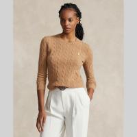 ราคา Polo Ralph Lauren เสื้อกันหนาวผู้หญิง Pullover Cable Knit Wool Cashmere Sweater รุ่น WMPOSWENC020722 สีเบจ (20853492468)